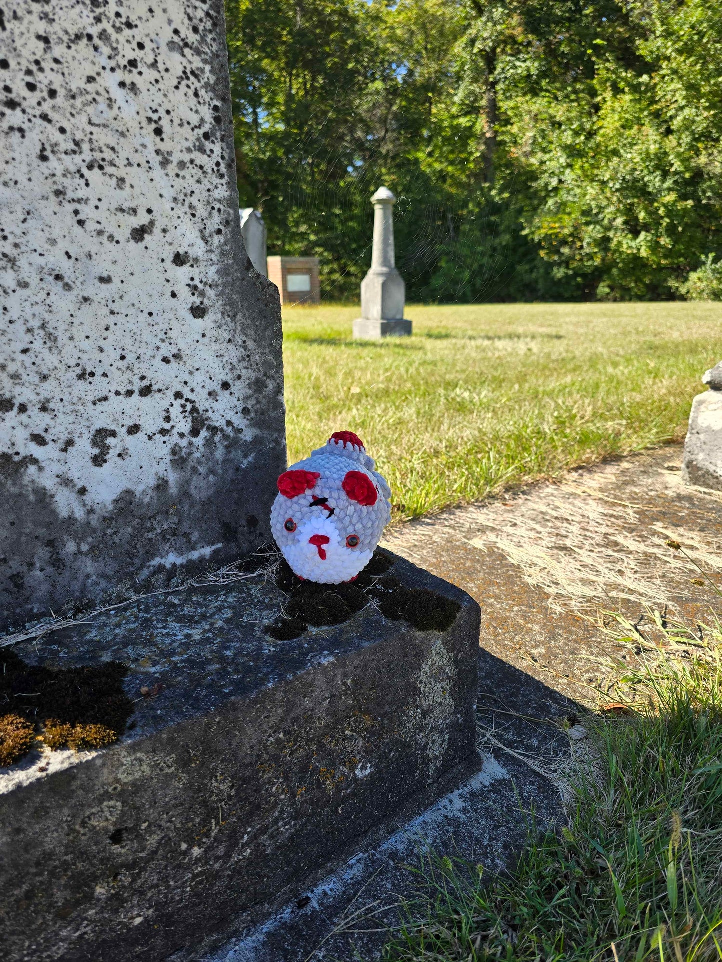 π IT Inspired Loaf French Bulldog Plushie πΆ | Creepy-Cute Pennywise Crochet