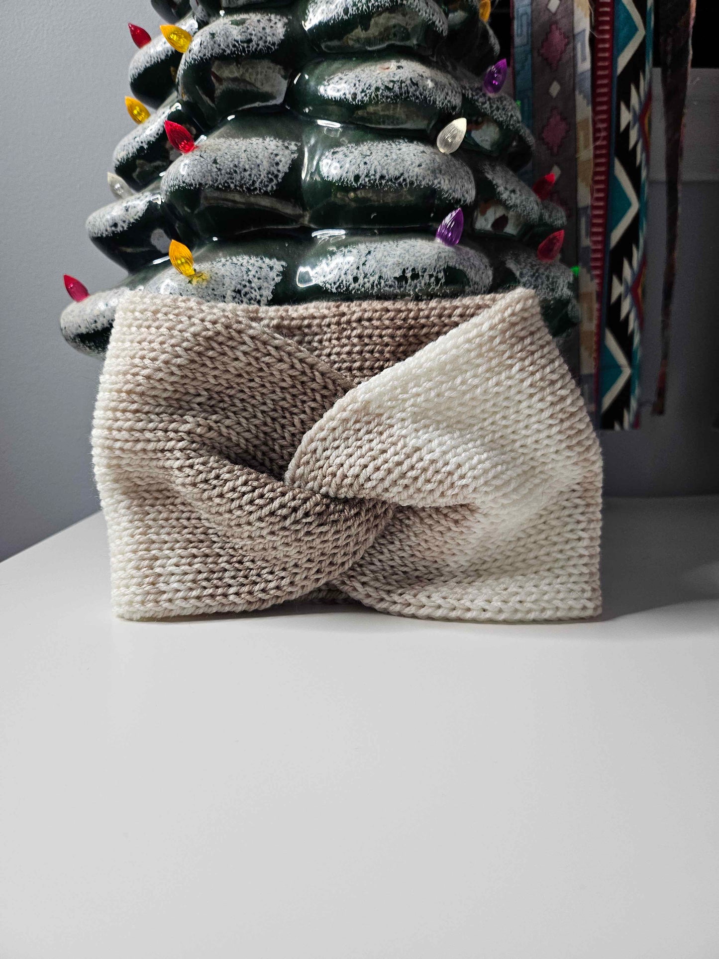 Cozy Knitted Twisted Ear Warmers