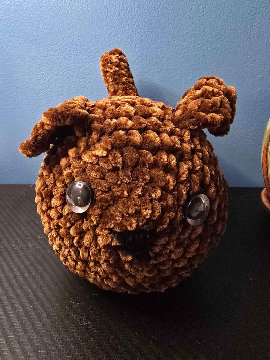 🐾🤎 Crochet Brown Dachshund Puppy 🤎🐾