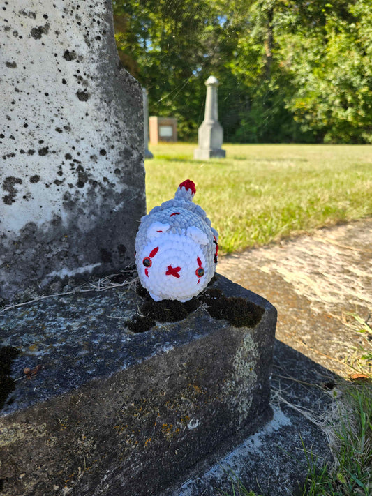 🎈 IT Inspired Loaf Cat Plushie 🐱 | Creepy-Cute Pennywise Crochet