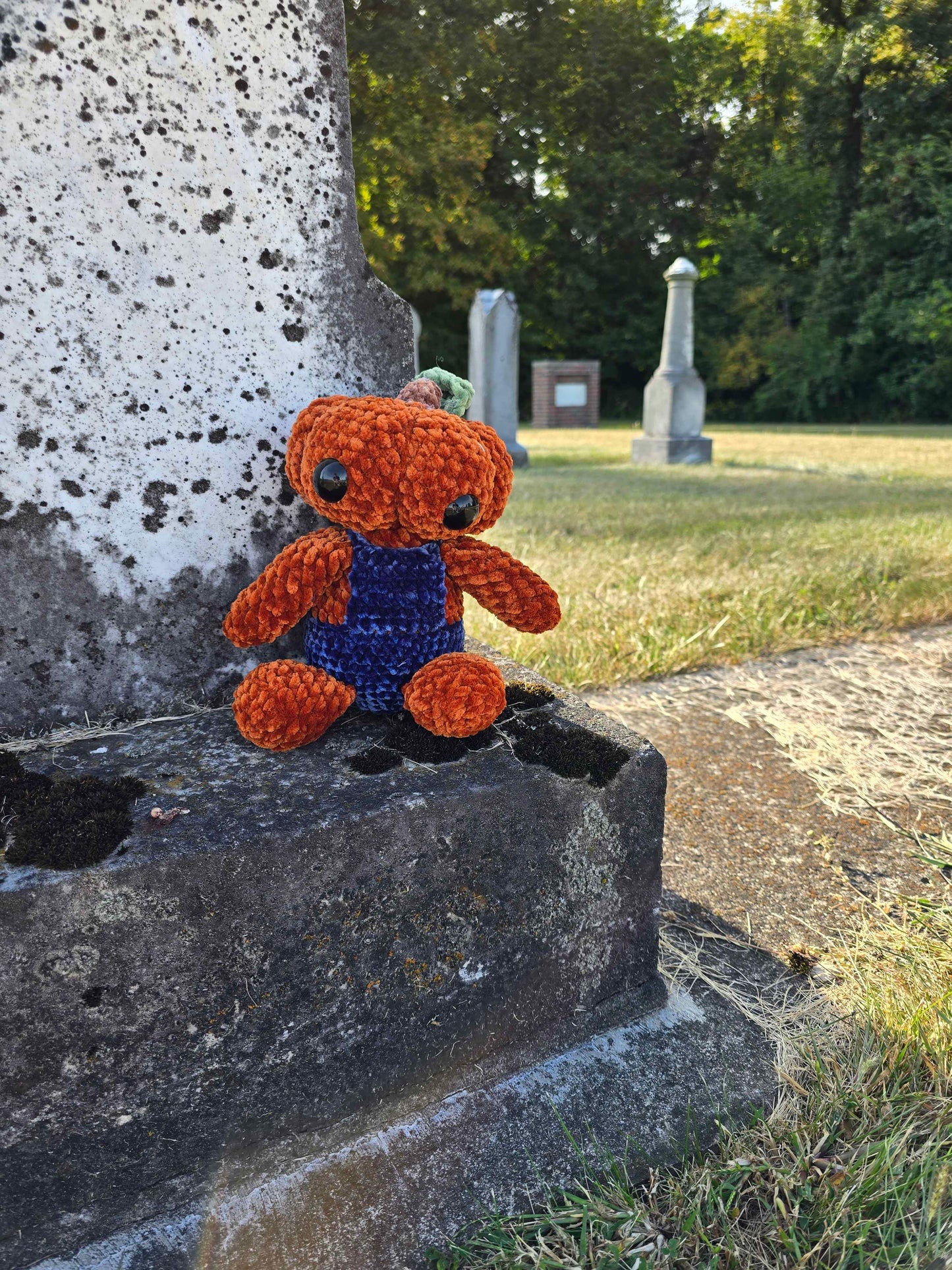 🎃 Pumpkin Boy Plushie 👦 | Creepy-Cute Halloween Crochet