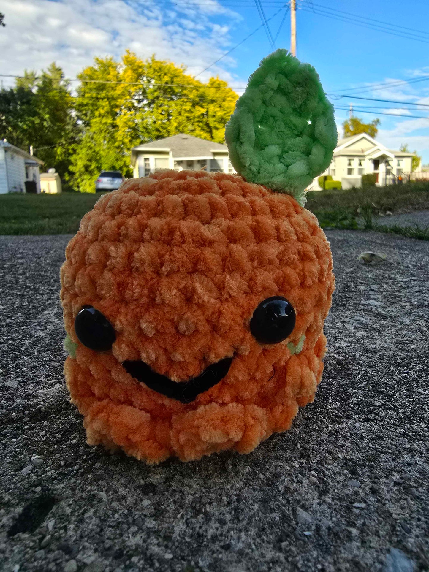 🎃👻 Pumpkin Ghost Plushie | Spooky-Cute Halloween Crochet